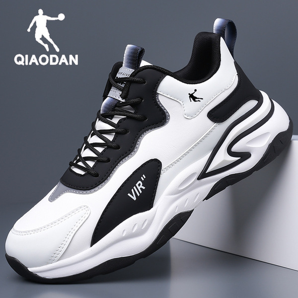 Jordan men's shoes sneaker 2024 autumn and winter new leather students fleece-lined warm running shoes soft bottom boys running shoes
